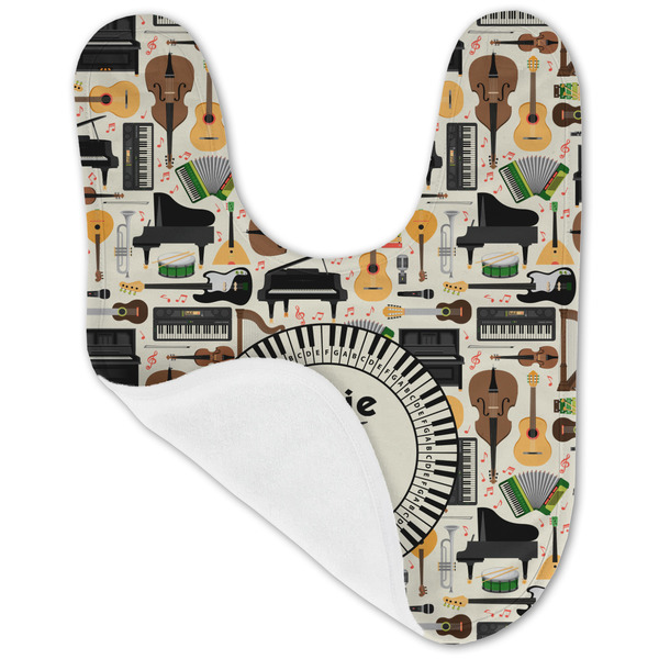 Musical Instruments Baby Bib - AFT folded
