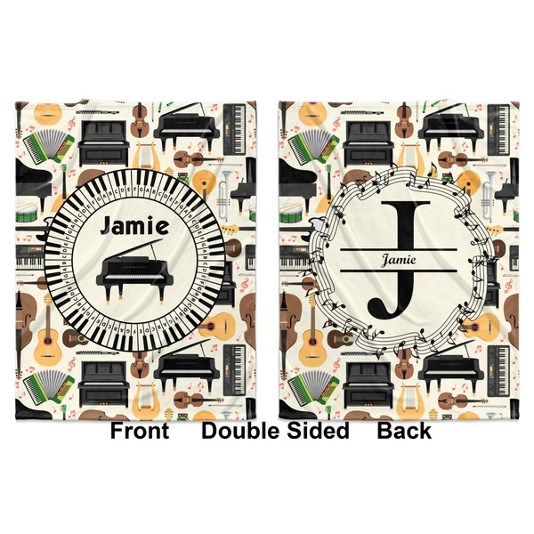 Musical Instruments Baby Blanket (Double Sided - Printed Front and Back)