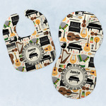 Musical Instruments Baby Bib & Burp Set w/ Name or Text