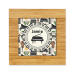 Musical Instruments Bamboo Trivet with Ceramic Tile Insert (Personalized)
