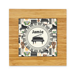 Musical Instruments Bamboo Trivet with Ceramic Tile Insert (Personalized)