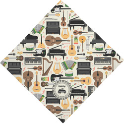 Musical Instruments Dog Bandana Scarf w/ Name or Text