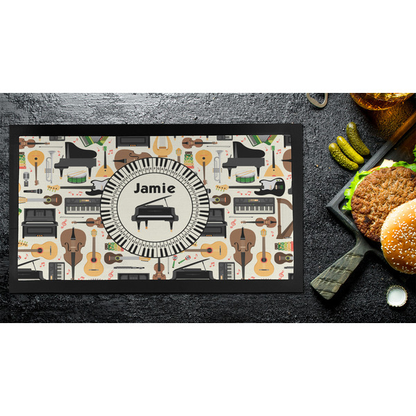 Musical Instruments Bar Mat - Small - LIFESTYLE