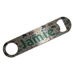 Musical Instruments Bar Bottle Opener - Silver w/ Name or Text