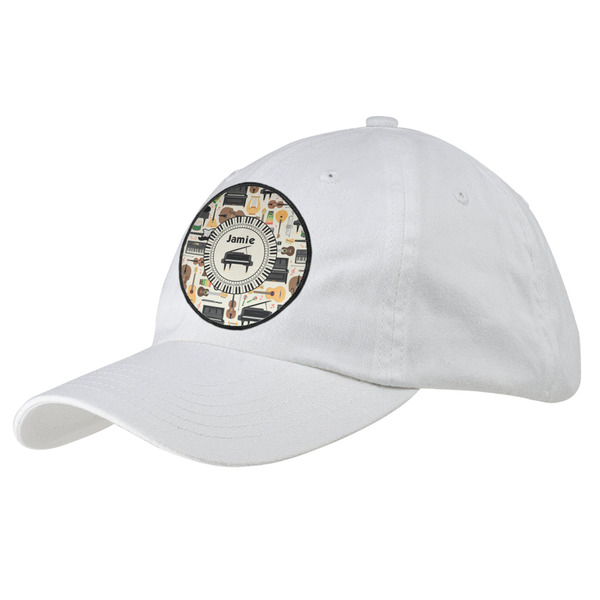Custom Musical Instruments Baseball Cap - White (Personalized)