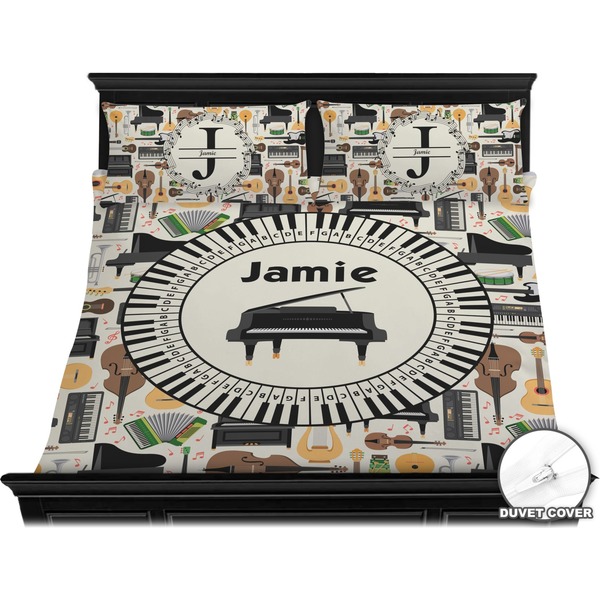 Musical Instruments Bedding Set (King) - Duvet