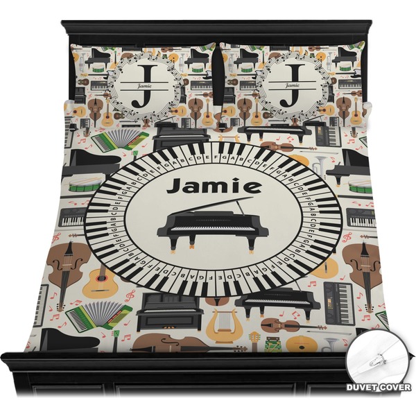 Musical Instruments Bedding Set (Queen) - Duvet
