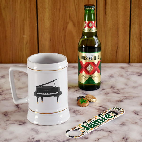 Musical Instruments Beer Stein - In Context