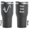 Musical Instruments Black RTIC Tumbler - Front and Back