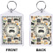 Musical Instruments Bling Keychain (Front + Back)