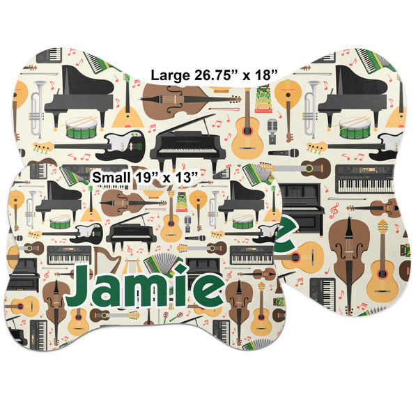 Musical Instruments Bone Shaped Mat Comparison