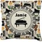 Musical Instruments Faux-Linen Throw Pillow 26" (Personalized)