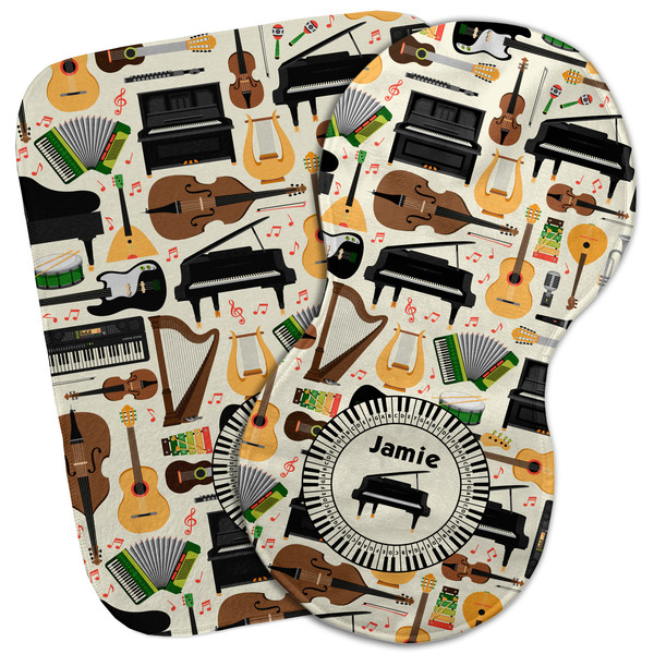 Custom Musical Instruments Burp Cloth (Personalized)