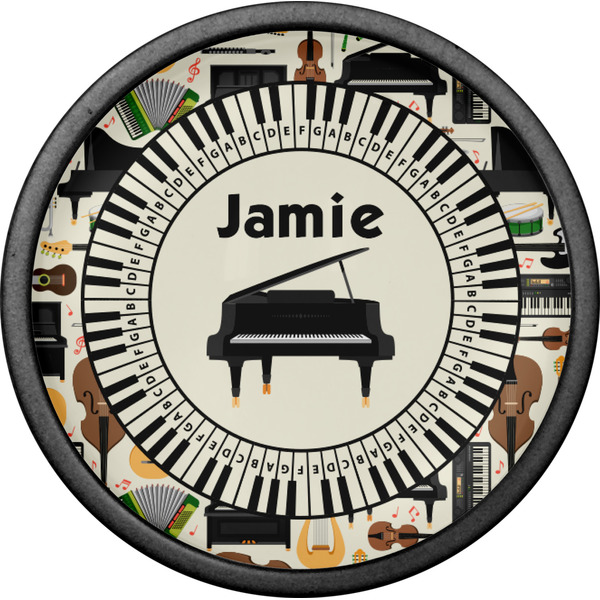 Musical Instruments Cabinet Knob - Black - Front