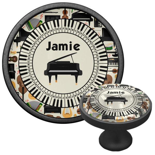 Musical Instruments Cabinet Knob - Black - Multi Angle