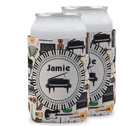 Musical Instruments Can Cooler (12 oz) w/ Name or Text