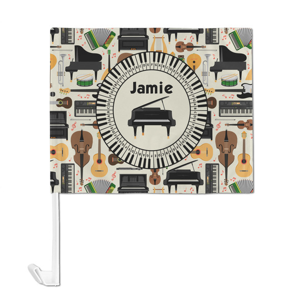 Musical Instruments Car Flag - Large - FRONT