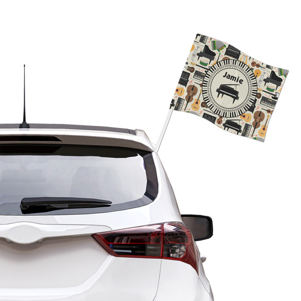 Musical Instruments Car Flag - Large - LIFESTYLE