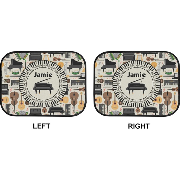 Musical Instruments Car Floor Mats (Back Seat) (Approval)