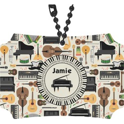 Musical Instruments Rear View Mirror Ornament (Personalized)