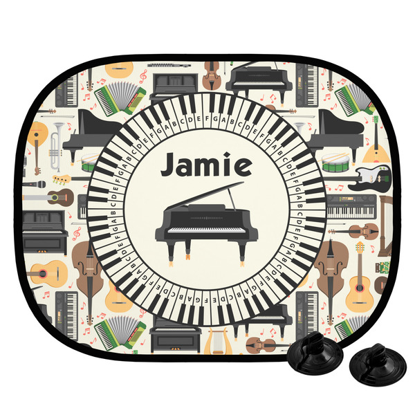 Custom Musical Instruments Car Side Window Sun Shade (Personalized)