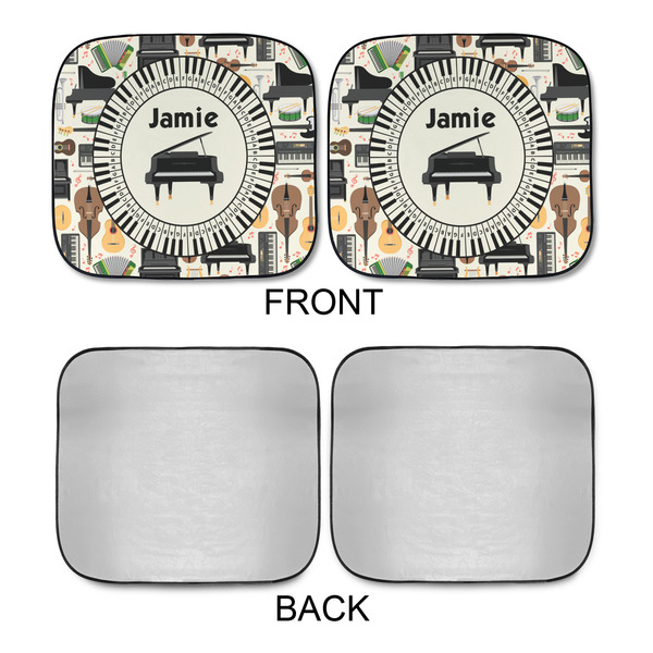 Musical Instruments Car Sun Shades - APPROVAL