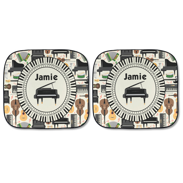 Musical Instruments Car Sun Shades - FRONT