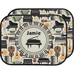 Musical Instruments Car Floor Mats (Back Seat) (Personalized)