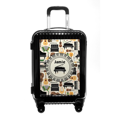 Musical Instruments Carry On Hard Shell Suitcase (Personalized)