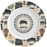 Musical Instruments Ceramic Dinner Plates (Set of 4)