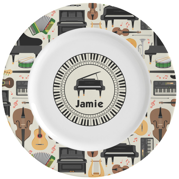 Custom Musical Instruments Ceramic Dinner Plates (Set of 4)
