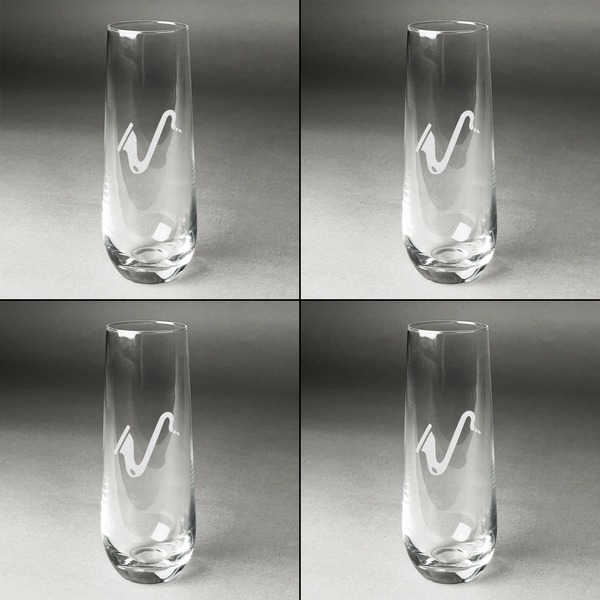 Musical Instruments Champagne Flute - Set of 4 - Approval