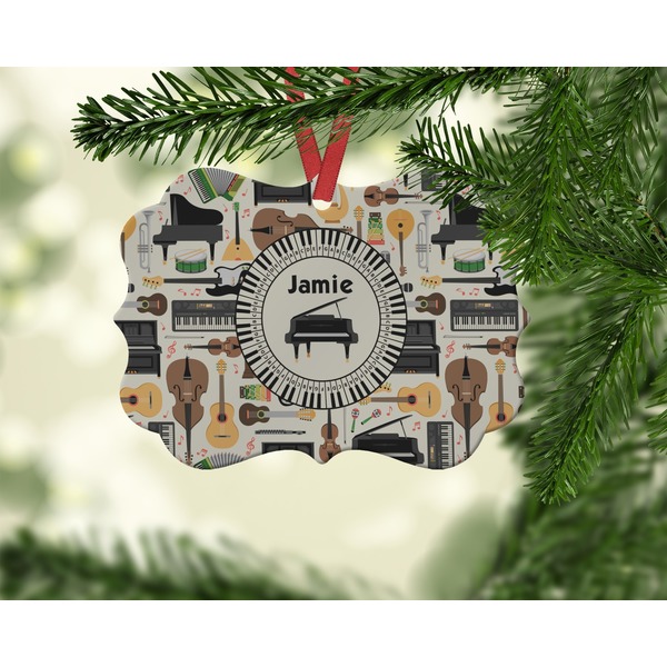 Musical Instruments Christmas Ornament (On Tree)