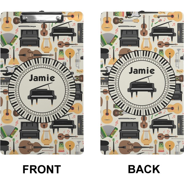 Musical Instruments Clipboard (Legal) (Front + Back)
