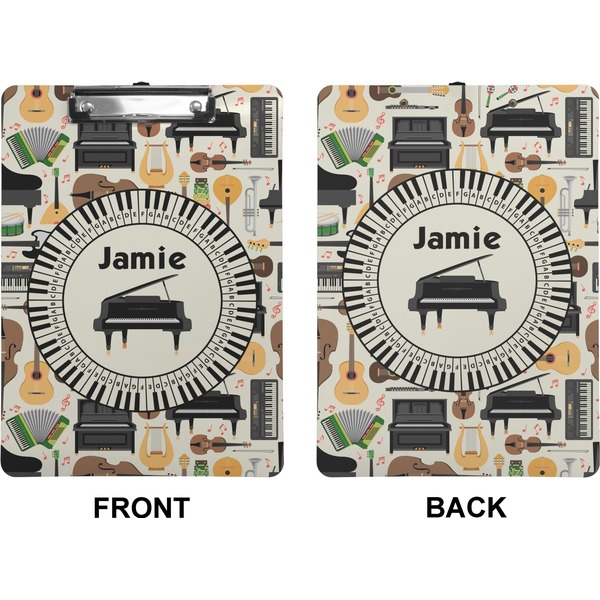 Musical Instruments Clipboard (Letter) (Front + Back)