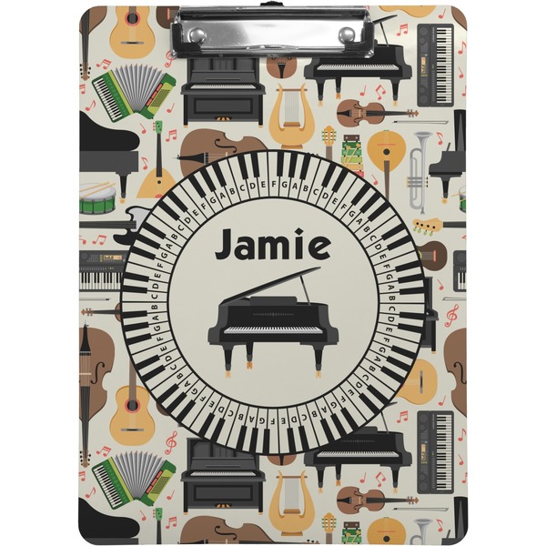 Custom Musical Instruments Clipboard (Personalized)