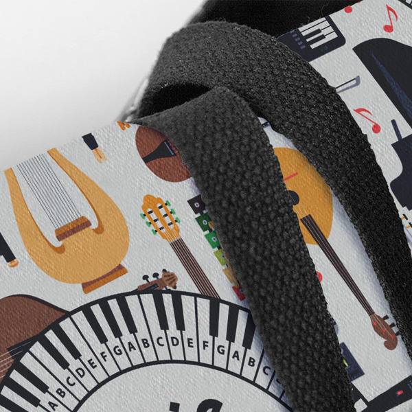 Musical Instruments Closeup of Tote w/Black Handles