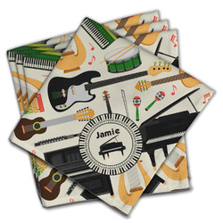 Musical Instruments Cloth Napkins (Set of 4) (Personalized)