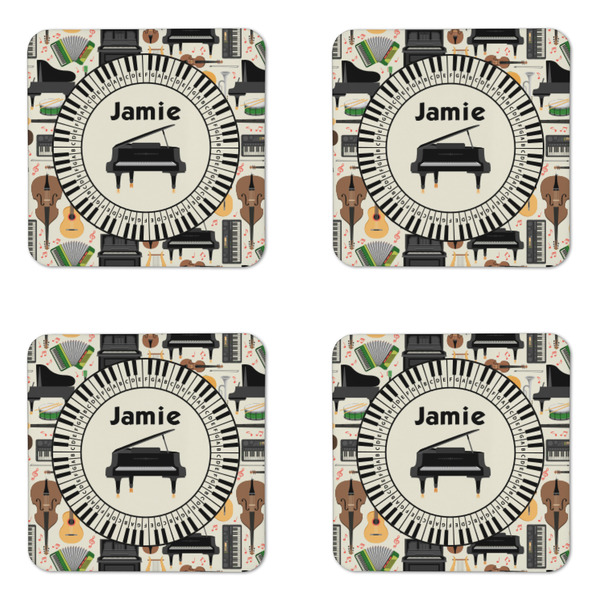 Musical Instruments Coaster Set - APPROVAL
