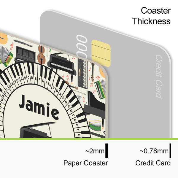 Musical Instruments Coaster Thickness