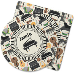 Musical Instruments Rubber Backed Coaster (Personalized)