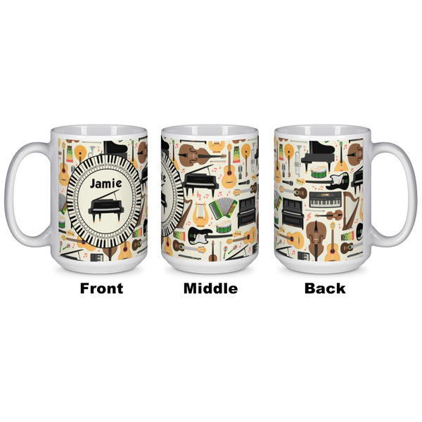 Musical Instruments Coffee Mug - 15 oz - White APPROVAL
