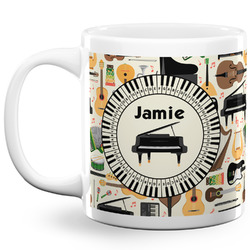Musical Instruments 20 Oz Coffee Mug - White (Personalized)