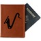 Musical Instruments Cognac Leather Passport Holder With Passport - Main