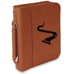 Musical Instruments Leatherette Bible Cover with Handle & Zipper - Small - Double Sided (Personalized)
