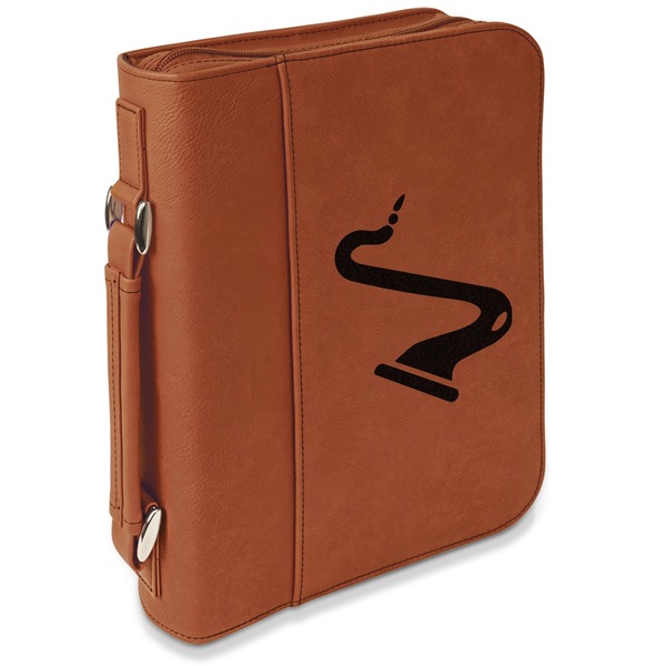 Custom Musical Instruments Leatherette Bible Cover with Handle & Zipper - Large- Single Sided