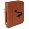 Musical Instruments Cognac Leatherette Bible Covers with Handle & Zipper - Main