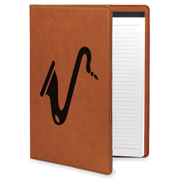 Custom Musical Instruments Leatherette Portfolio with Notepad
