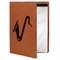 Musical Instruments Cognac Leatherette Portfolios with Notepad - Small - Main