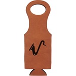 Musical Instruments Leatherette Wine Tote - Double Sided (Personalized)